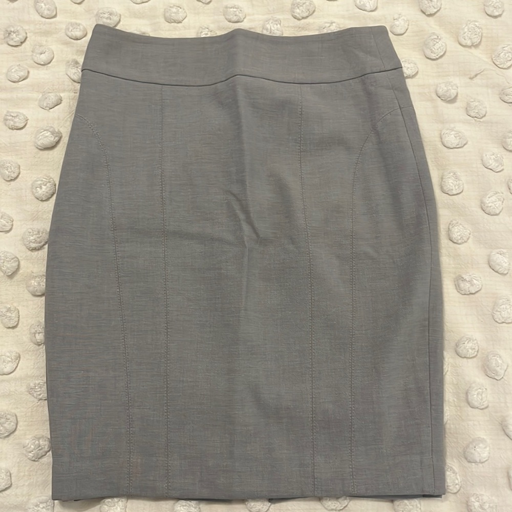 Express Grey Pencil Skirt